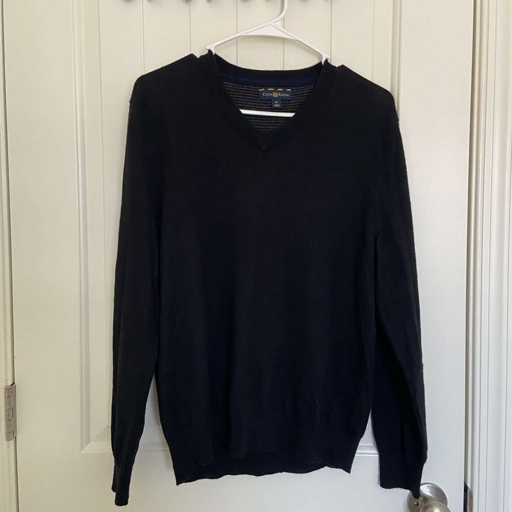 EUC | Club‎ Room men’s merino wool blend sweater — medium